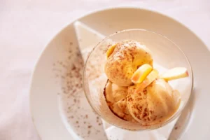 Dessert served at Hoanib Skeleton Coast Camp